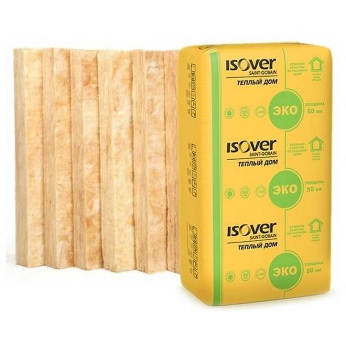 Утеплитель Isover Изовер Тёплый Дом Плита 50х610х1170 в Сочи